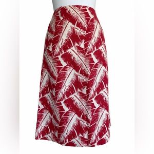 J. Crew Linen A-line Skirt 8